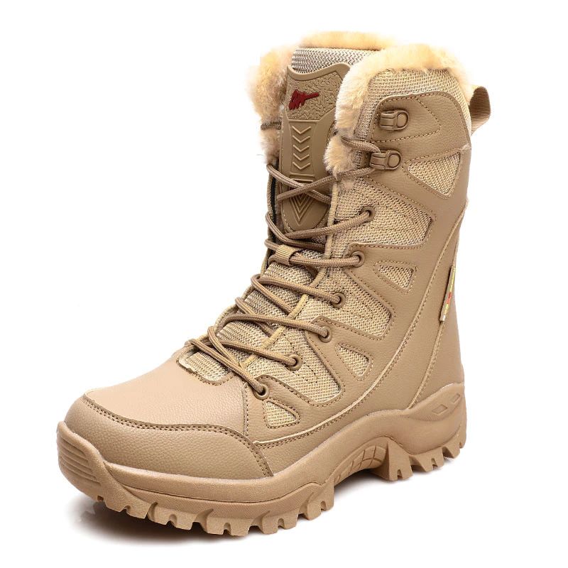 Adamsin Miesten Talvikengät - Beige Pehmo