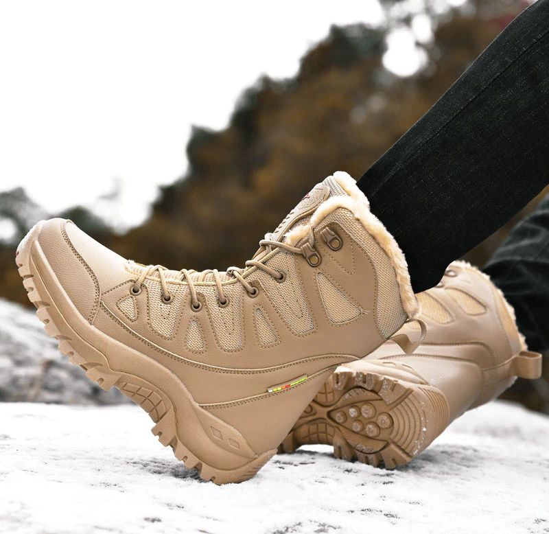 Adamsin Miesten Talvikengät - Beige Pehmo