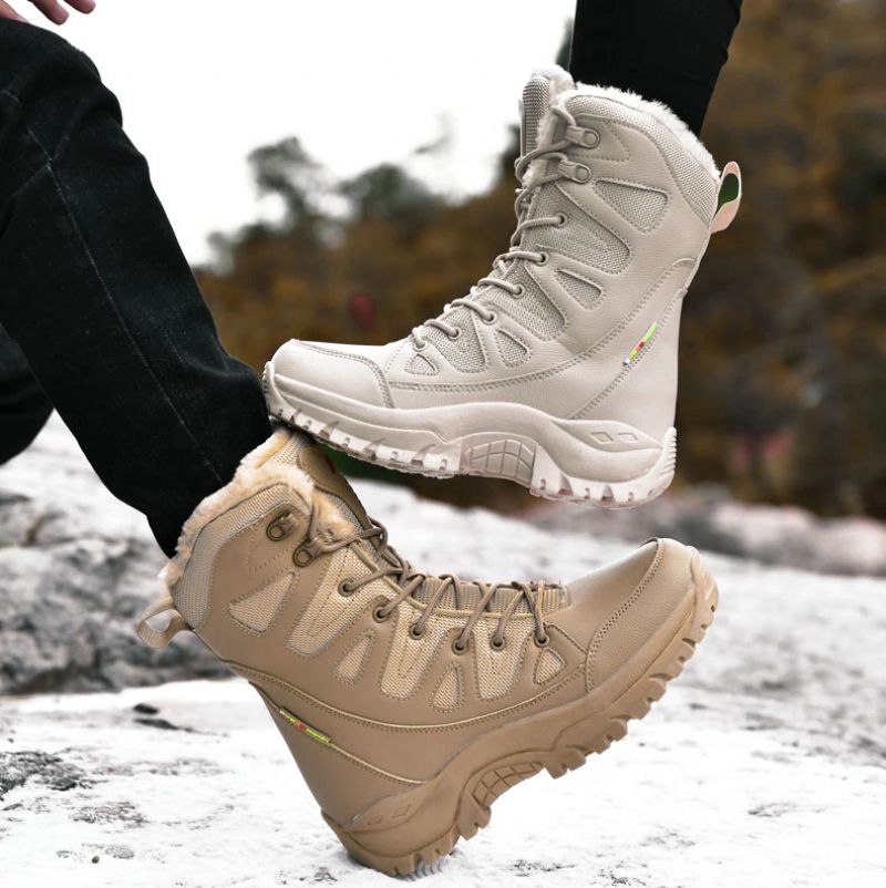 Adamsin Miesten Talvikengät - Beige Pehmo