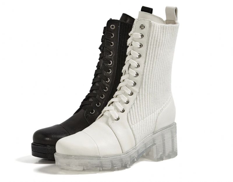 Alana Boots Mid Calf - Valkoinen