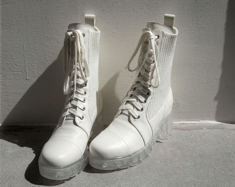 Alana Boots Mid Calf - Valkoinen