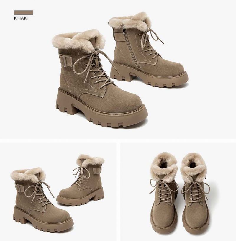 Alanis Naisten Lumisaappaat - Khaki
