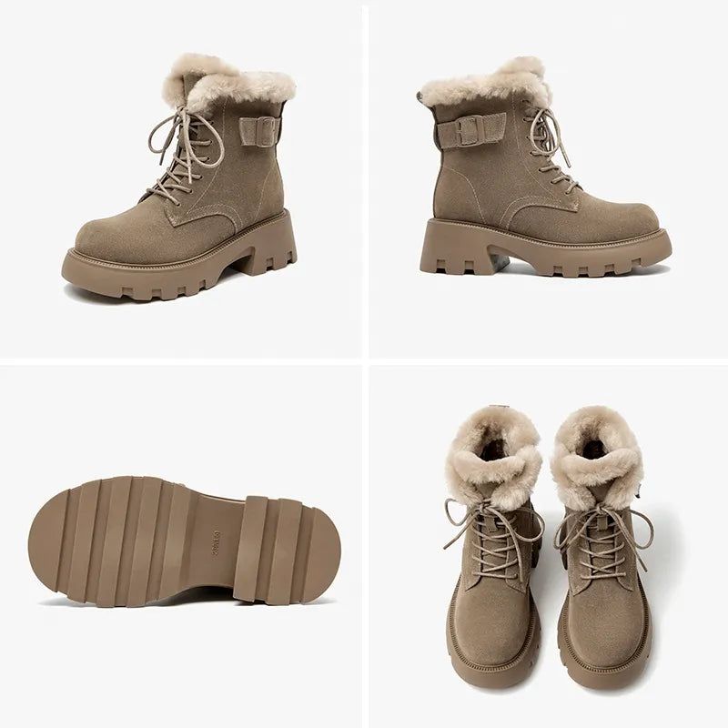 Alanis Naisten Lumisaappaat - Khaki