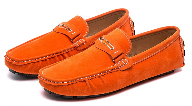 Albert Miesten Loaferit Mokkanahkaiset Kengät - Vihreä
