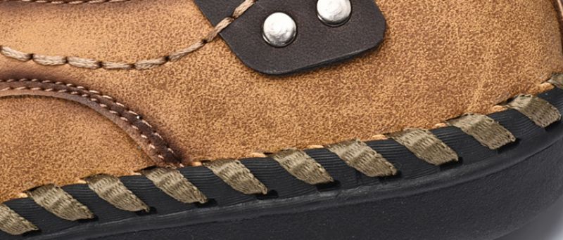 Alberth Miesten Loafers Vapaa-ajan Kengät - Khaki
