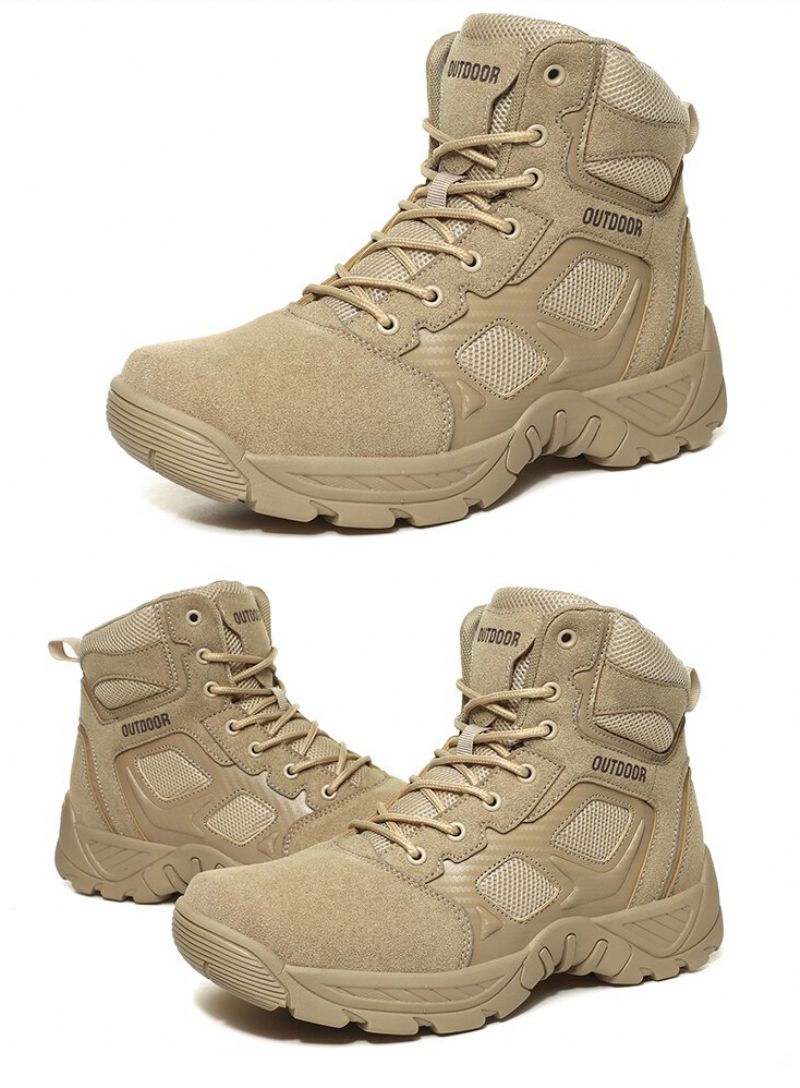 Albin Miesten Saappaat - Beige