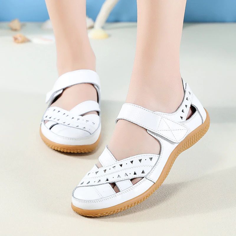 Alegria Naisten Litteät Nahkaiset Loafer-kengät - Beige