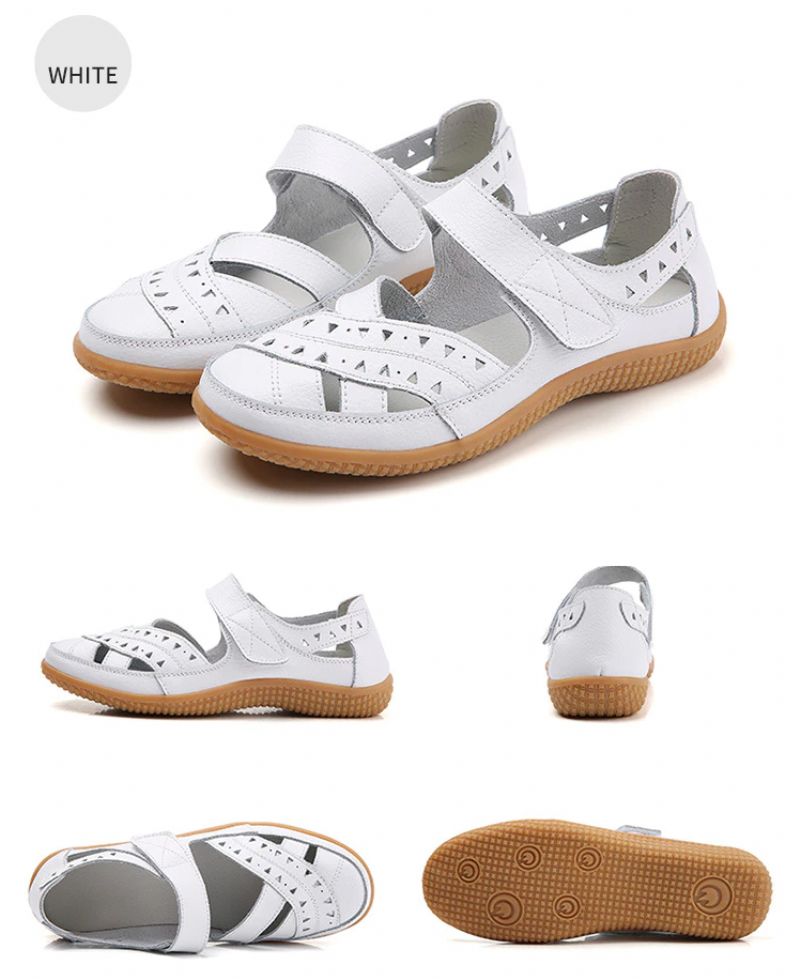 Alegria Naisten Litteät Nahkaiset Loafer-kengät - Beige