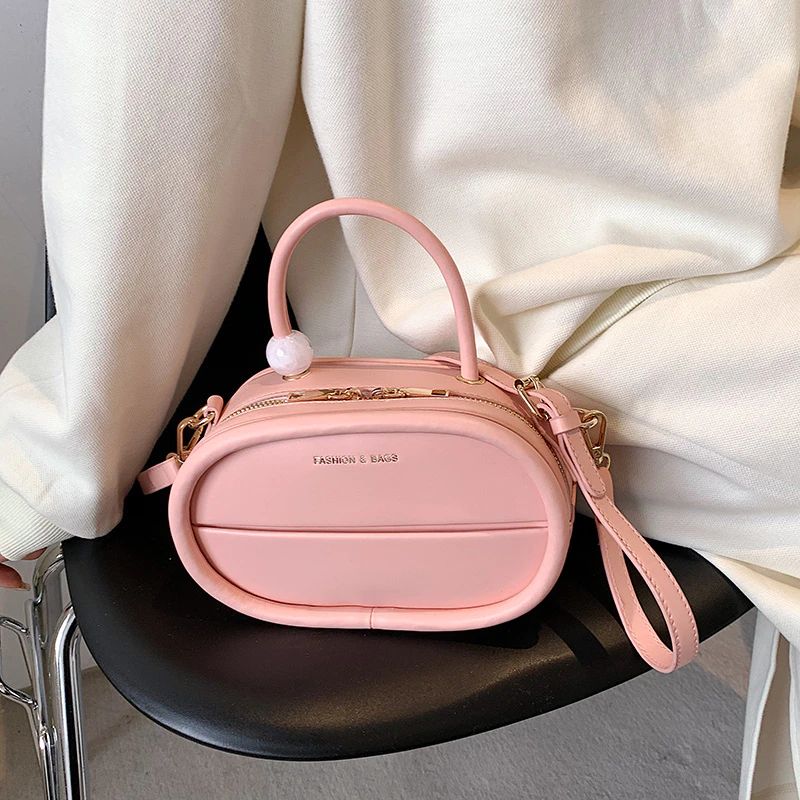 Alejo Naisten Pieni Tekonahkainen Crossbody Käsilaukku - Beige