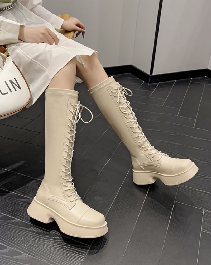 Alexa Naisten Saappaat - Beige