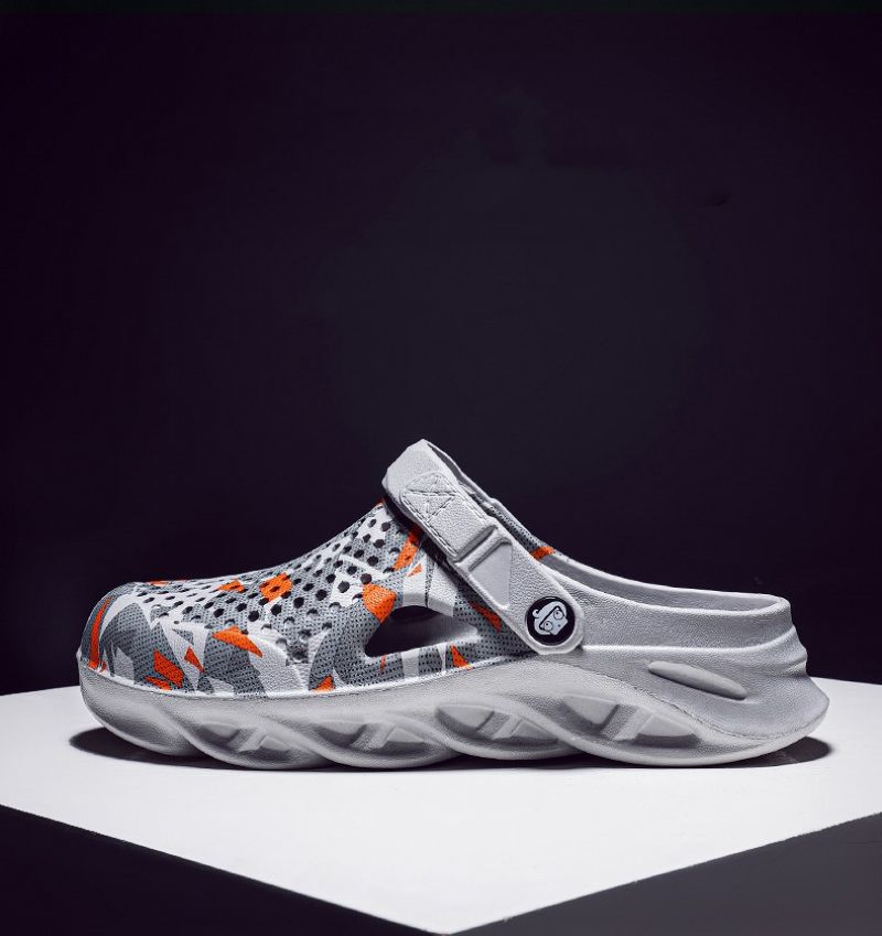 Alfie Miesten Clog Outdoor Sandaalit - Punainen