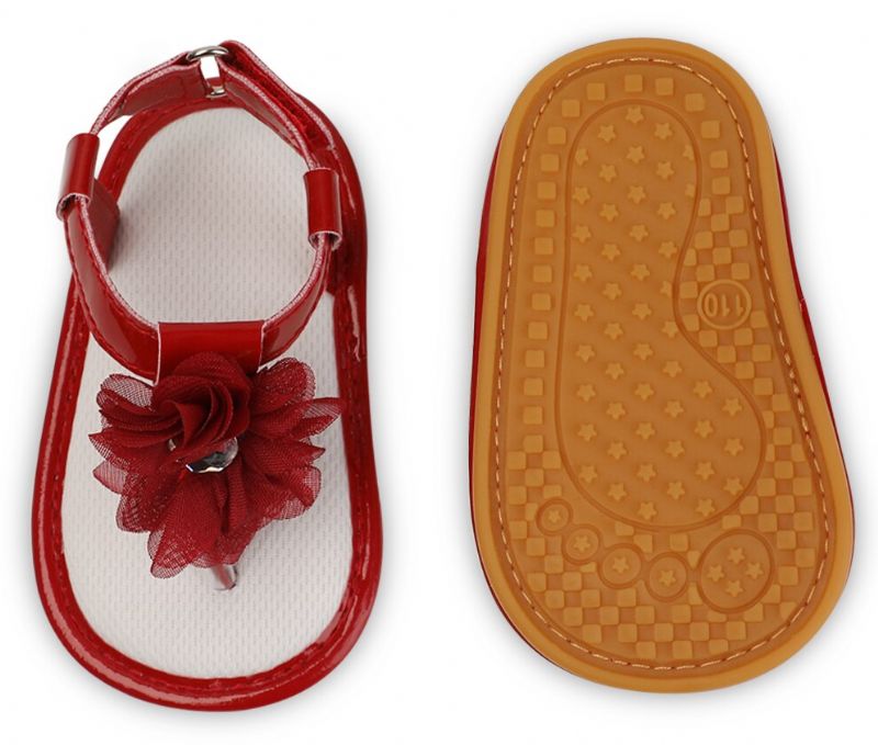 Alicia Baby Girls -sandaalit - Burgundy