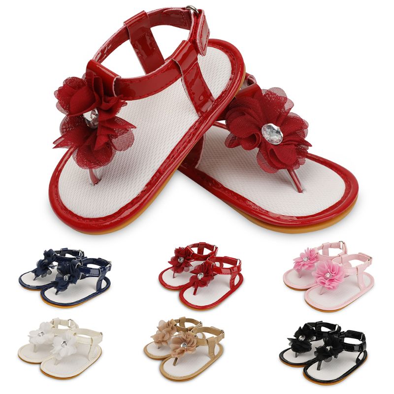 Alicia Baby Girls -sandaalit - Burgundy