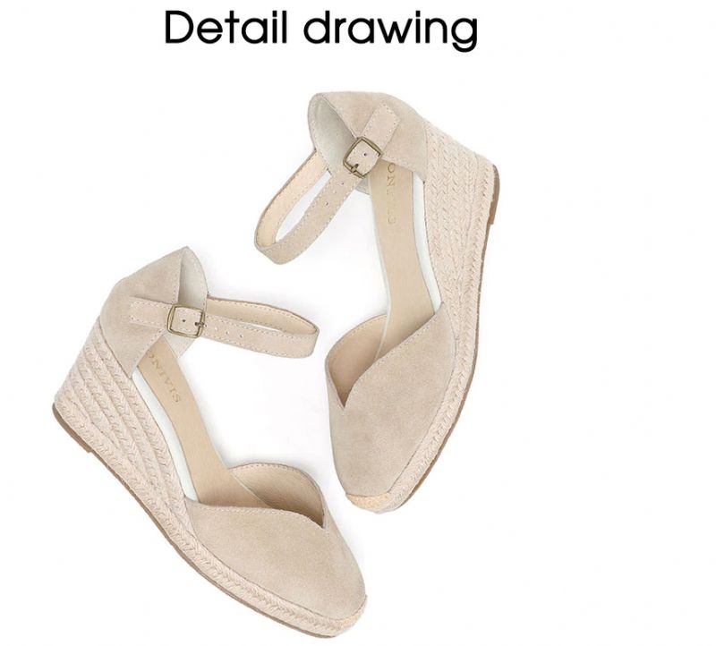 Aliza Naisten Wedges -kengät - 9Cm V Musta