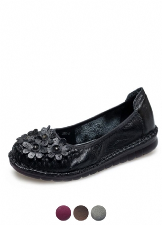 Almeda Naisten Pehmeät Nahkaiset Loafer-kengät