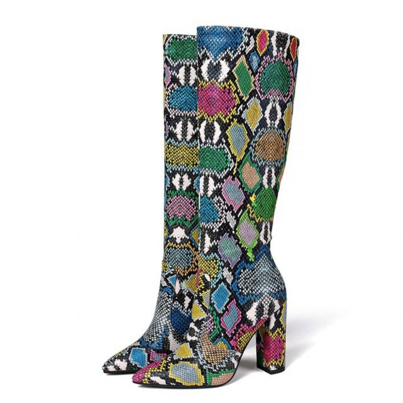 Almendra Boots Polvipituus - Käärme