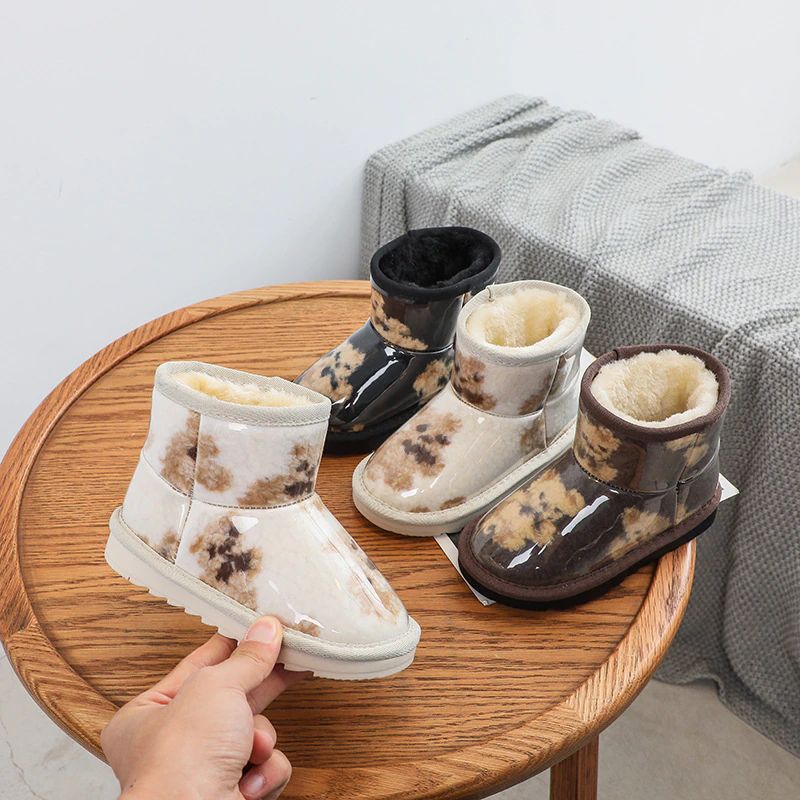 Alondra Tyttöjen Snow Boot - Beige Turkis