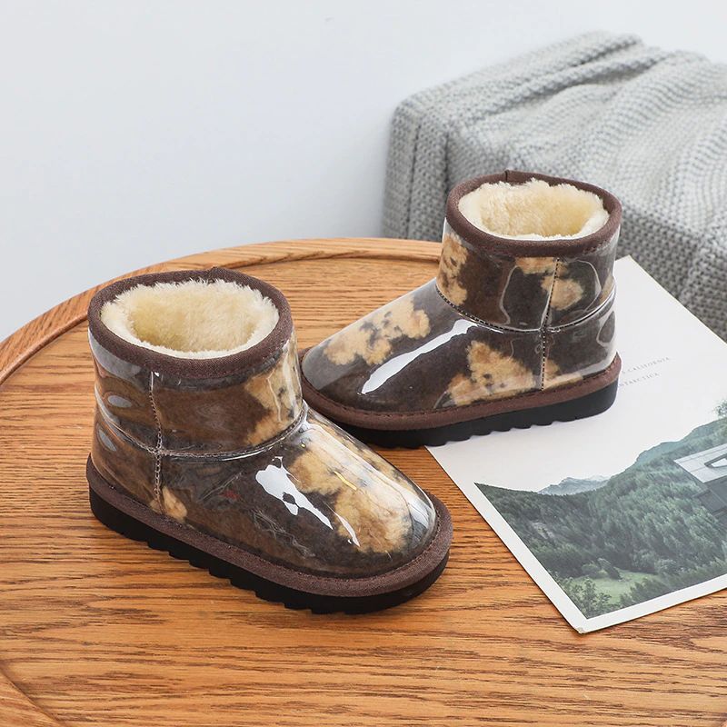 Alondra Tyttöjen Snow Boot - Beige Turkis