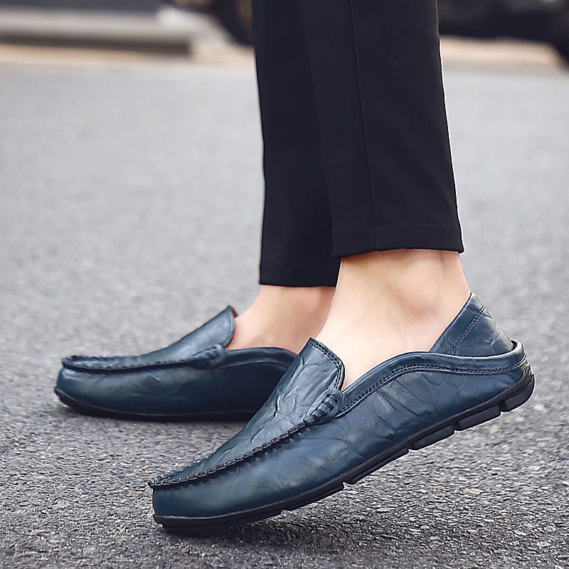 Alonzo Miesten Loafers Vapaa-ajan Kengät - Musta
