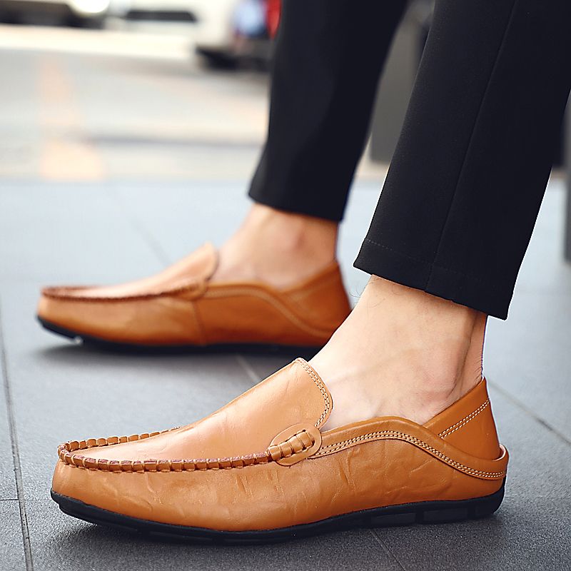 Alonzo Miesten Loafers Vapaa-ajan Kengät - Musta