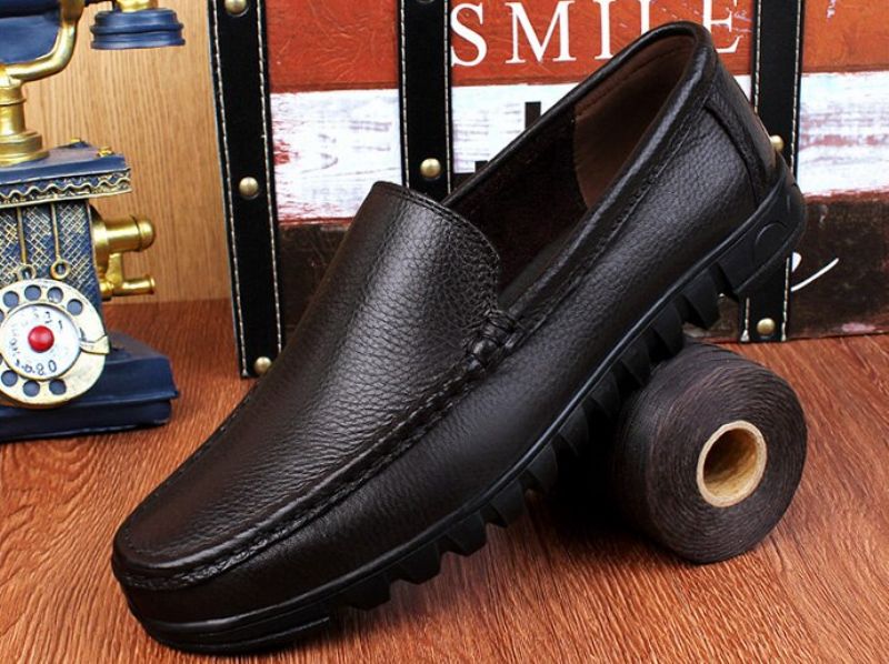 Alves Miesten Loafers Vapaa-ajan Kengät - Musta