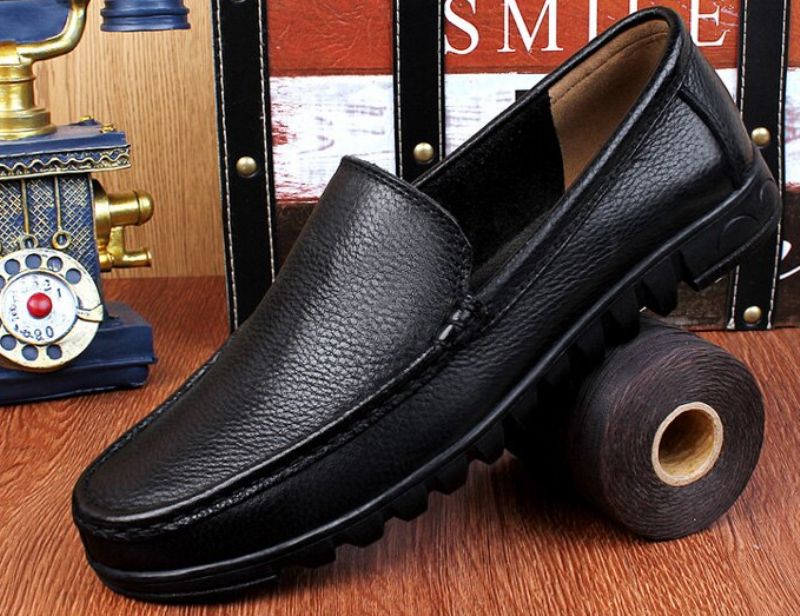 Alves Miesten Loafers Vapaa-ajan Kengät - Musta