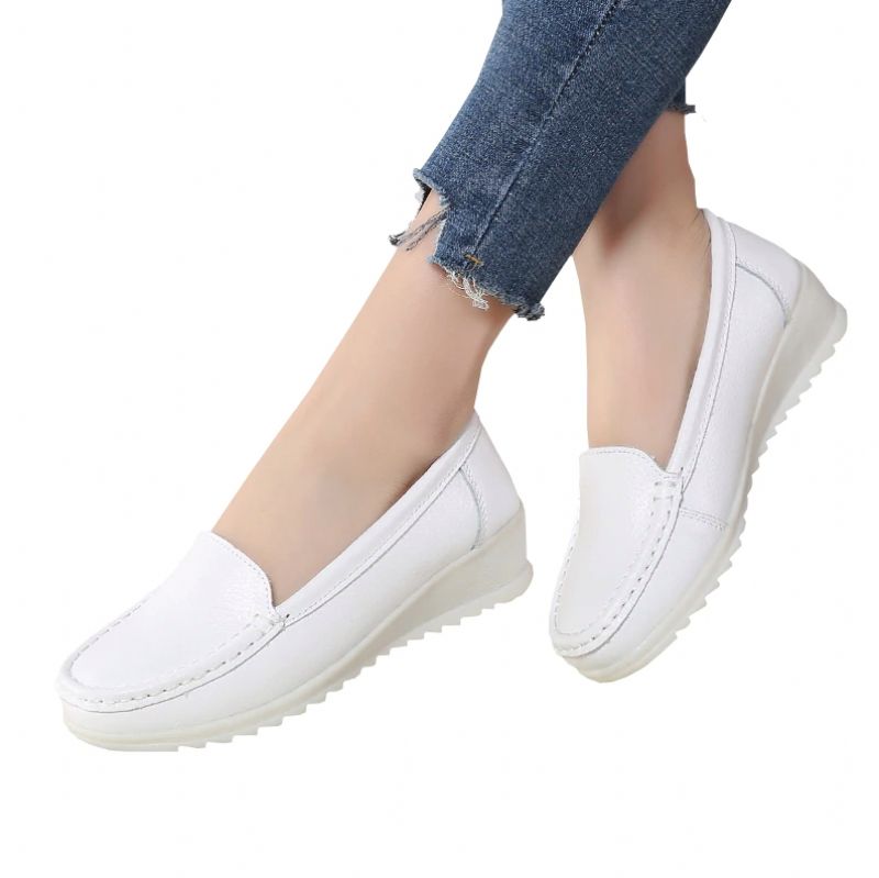 Amanda Naisten Tasainen Loafer - Hollow White