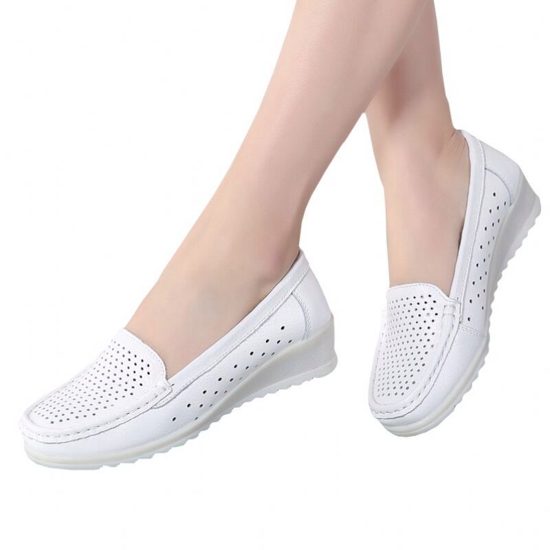 Amanda Naisten Tasainen Loafer - Hollow White