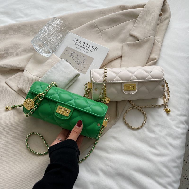 Andry Naisten Design-nahkainen Minikäsilaukku - Beige