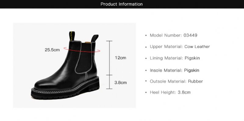 Aneu Naisten Chelsea Boots Nilkkakorkeus - Musta
