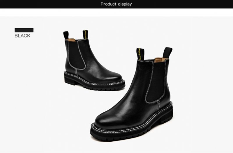 Aneu Naisten Chelsea Boots Nilkkakorkeus - Musta