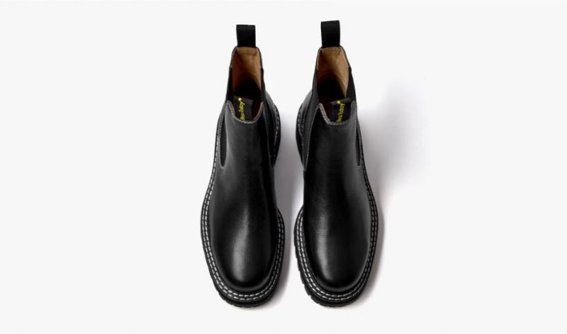Aneu Naisten Chelsea Boots Nilkkakorkeus - Musta