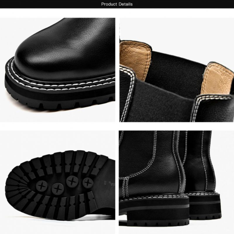 Aneu Naisten Chelsea Boots Nilkkakorkeus - Musta