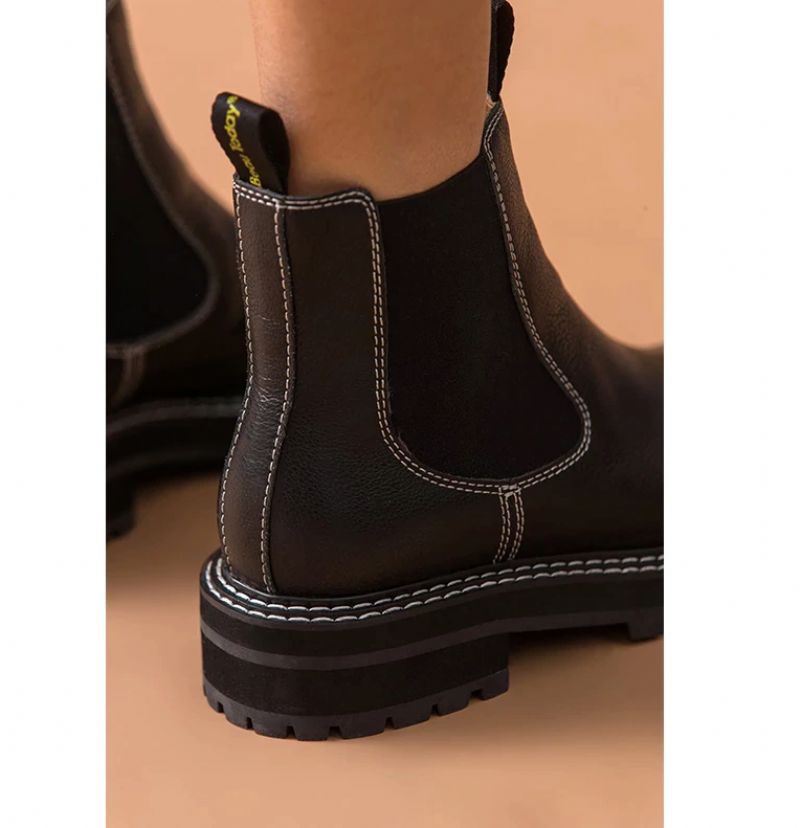 Aneu Naisten Chelsea Boots Nilkkakorkeus - Musta