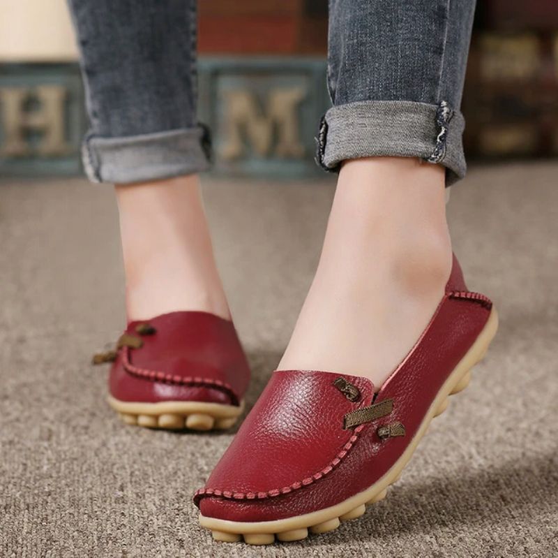 Angela Naisten Loafer-kengät - Beige