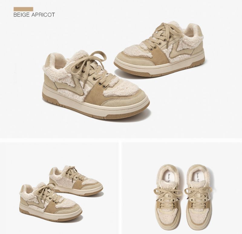 Angela Naisten Talvilenkkarit - Beige