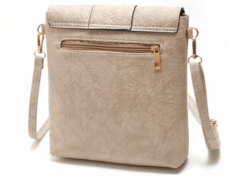 Angeles Naisten Ylellinen Designkäsilaukku - Beige
