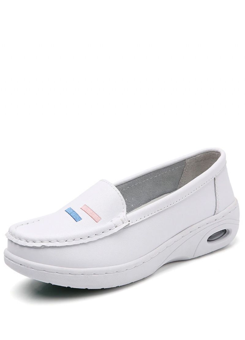 Angelica Naisten Valkoiset Nurse Loafer -kengät