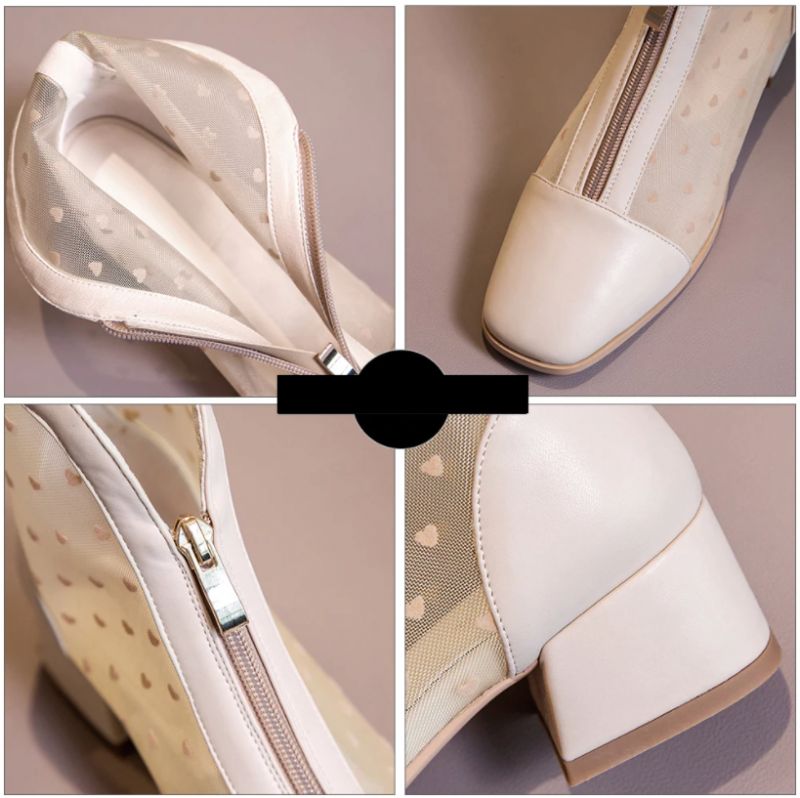 Angie Tossut Nilkkapituus - Beige