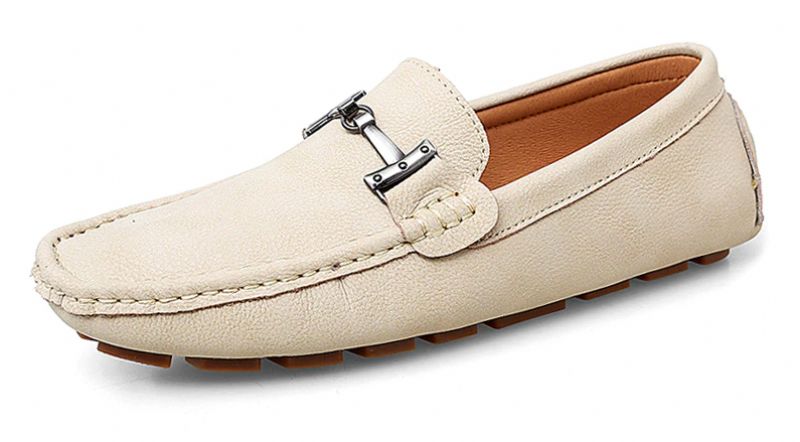 Anthuan Miesten Loafers -ylelliset Kengät - Beige