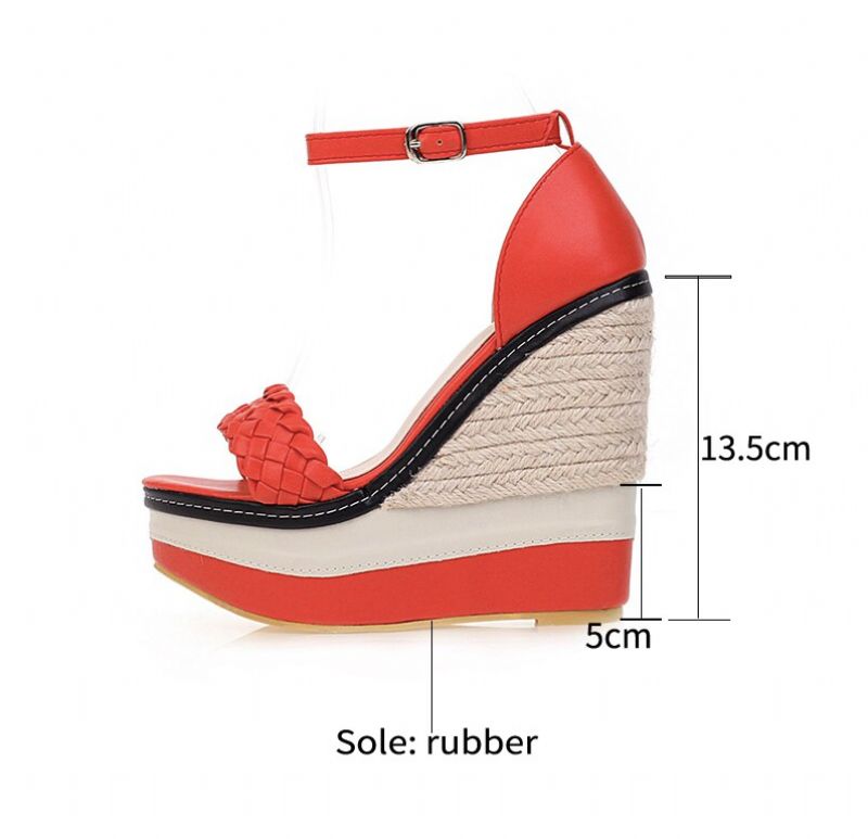 Antigua Wedges - Punainen
