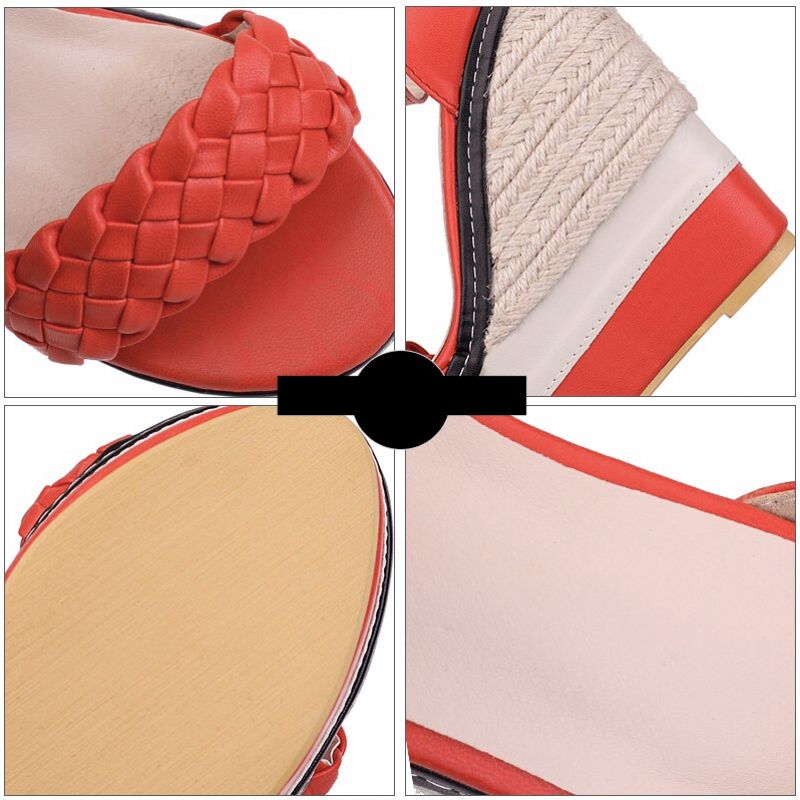 Antigua Wedges - Punainen