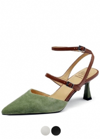 Antonia Naisten Nahkaiset Slingbacks-sandaalit