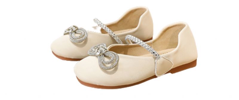Antonieta Tyttöjen Litteät Kengät - Beige