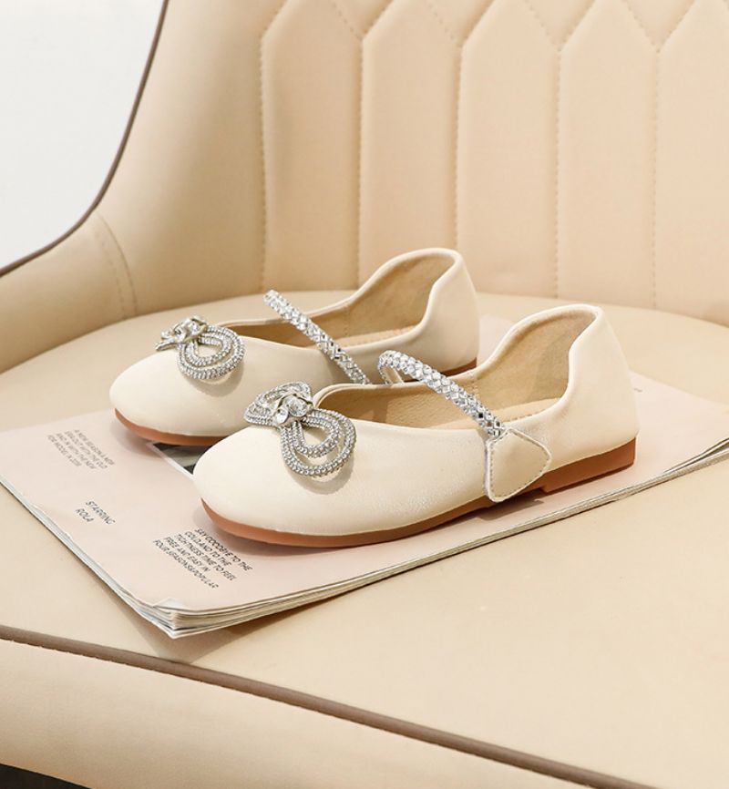 Antonieta Tyttöjen Litteät Kengät - Beige