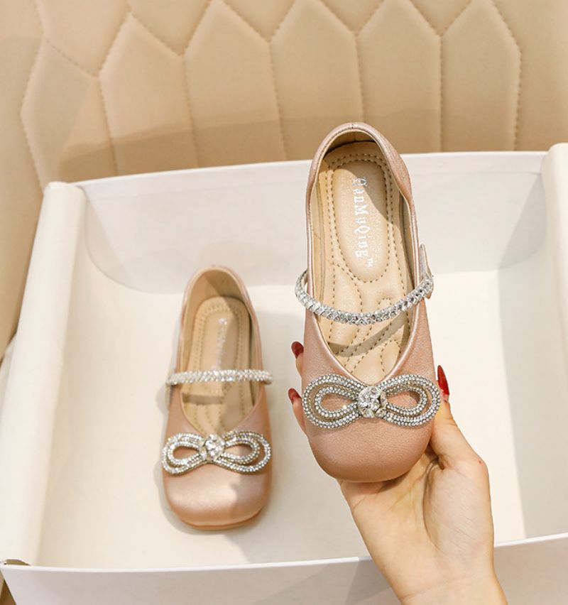 Antonieta Tyttöjen Litteät Kengät - Beige