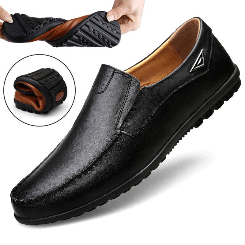 Antonio Miesten Loafers-mekkokengät - Musta