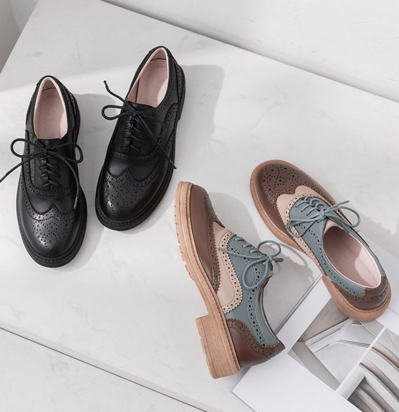 Aquamarine Naisten Oxfords-kengät - Ruskea