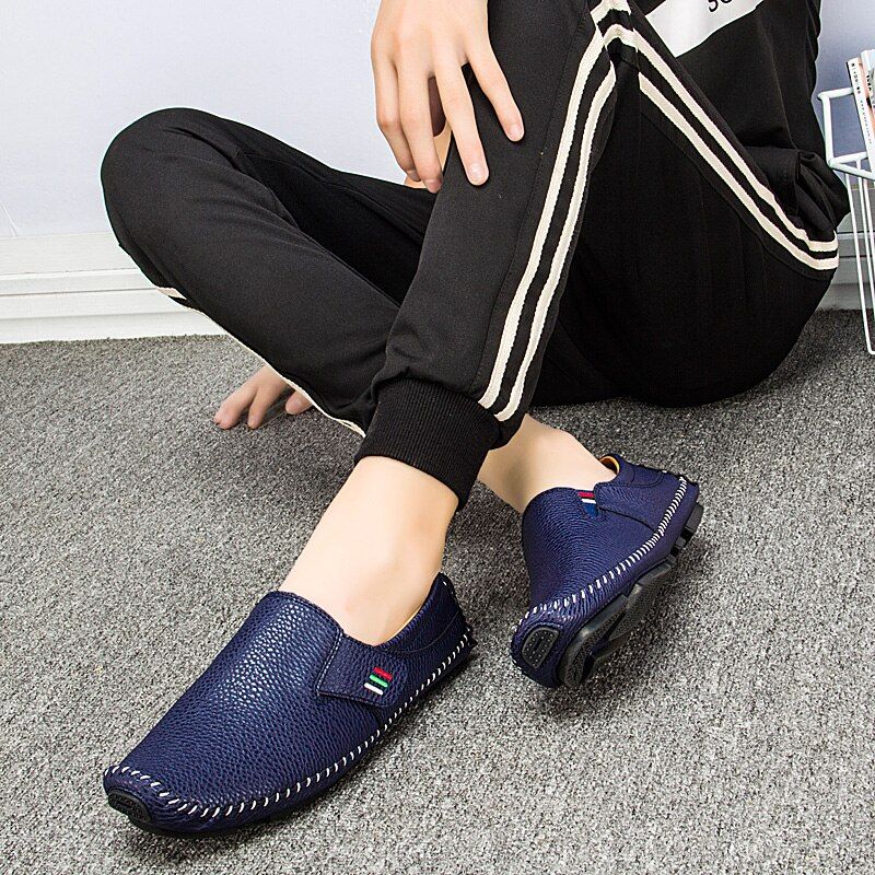 Arjona Miesten Loafers-mekkokengät - Valkoinen