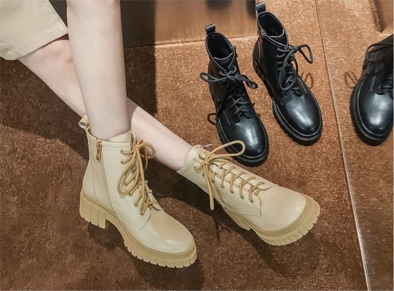 Arrieta Boots Nilkkakorkeus - Beige Lyhyt Pehmo